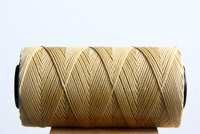 Beige Waxed Cord Spool Beige Waxed Cord Spool