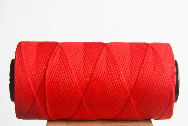Red Waxed Cord Spool Red Waxed Cord Spool
